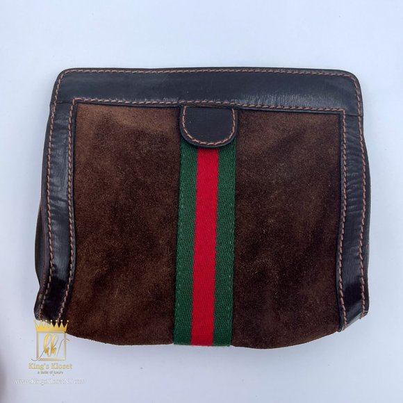 GUCCI POUCH VINTAGE SHERRY LINE - Picture 2 of 6
